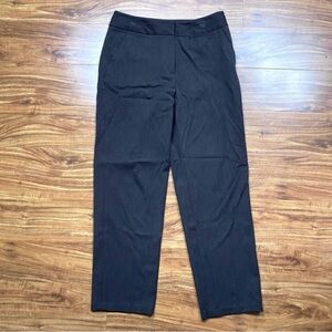 3/$25 Talbots Women's Brown Midrise Stretch Straight Leg Trouser Size 6P Classic